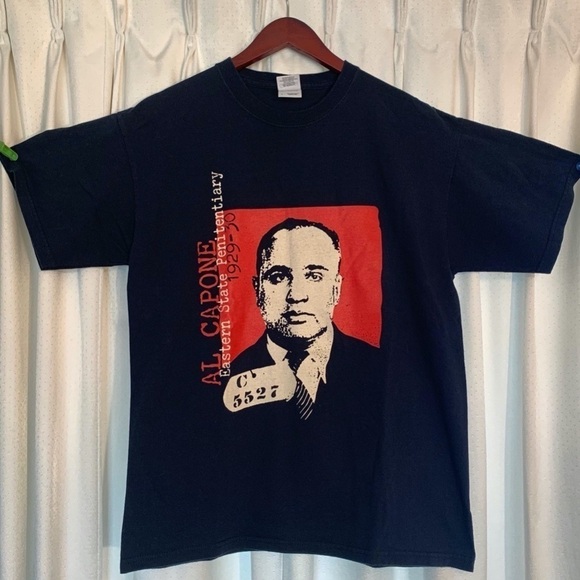 Gildan Other - Gangster Al Capone Black Men’s T-shirt Shirt Eastern State Penitentiary Chicago